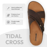 Tidal Cross - Dark Brown