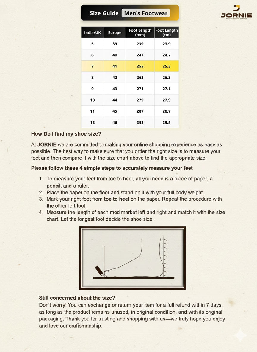 Product Size Guide